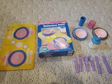 Vintage Fisher Price dinnerware set little tykes as is w/box
