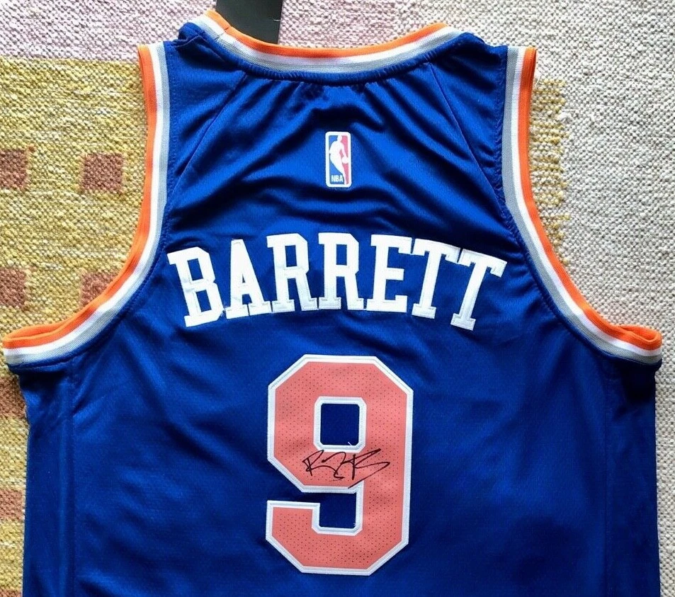 R.J. (RJ) Barrett Signed Autograph New York Knicks Jersey RARE NBA Duke  NCAA