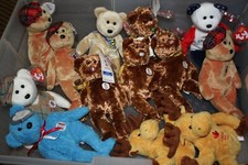 Beanie Babies TY Retired Assorted Bears & Animals Plush - Sports Related Themes