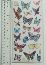 Violette Collection - WATERCOLOR BUTTERFLIES - Sticker Sheet C107