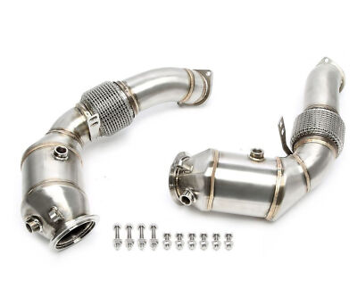 TA Technix Edelstahl Downpipe set Katersatzrohr für BMW 5er 6er 7er X5 X6