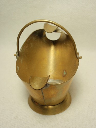 Vintage Niagara Falls Canada Souvenir Brass Scuttle Bucket Ashtray - Picture 6 of 8