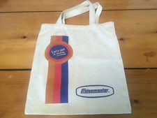 Vintage Gulf Oil Cruisemaster muslin tote bag Made in USA advertising TBA Chevro
