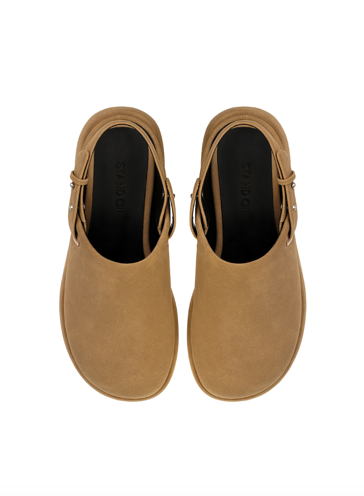 Stand Oil] Hatched Mule - Camel | eBay