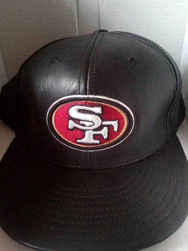 SAN FRANCISCO 49ERS LEATHER CAP REEBOK 