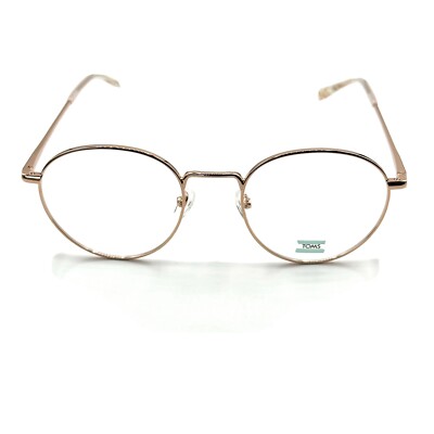 Toms Women's Hayden Color Shiny Rose Gold Eyeglasses New 