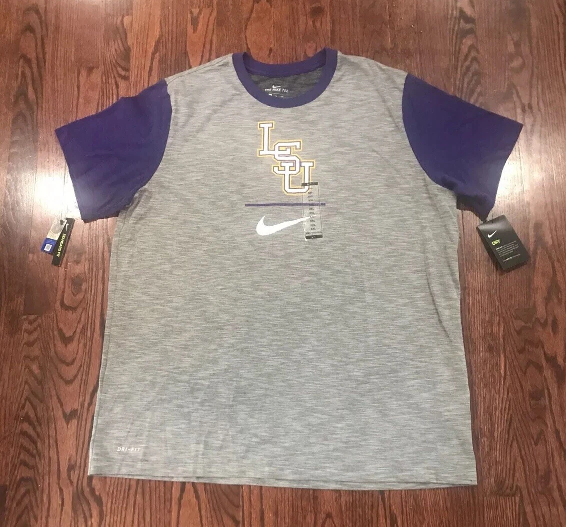 Lsu nike dri store fit shirt
