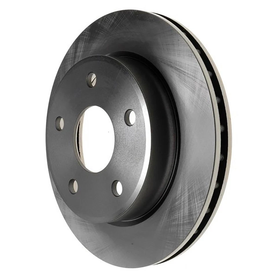 Rotores de freno delanteros + pastillas de freno metálicas y herrajes para Dodge Dakota 2005-2010 Foto 3 de 4