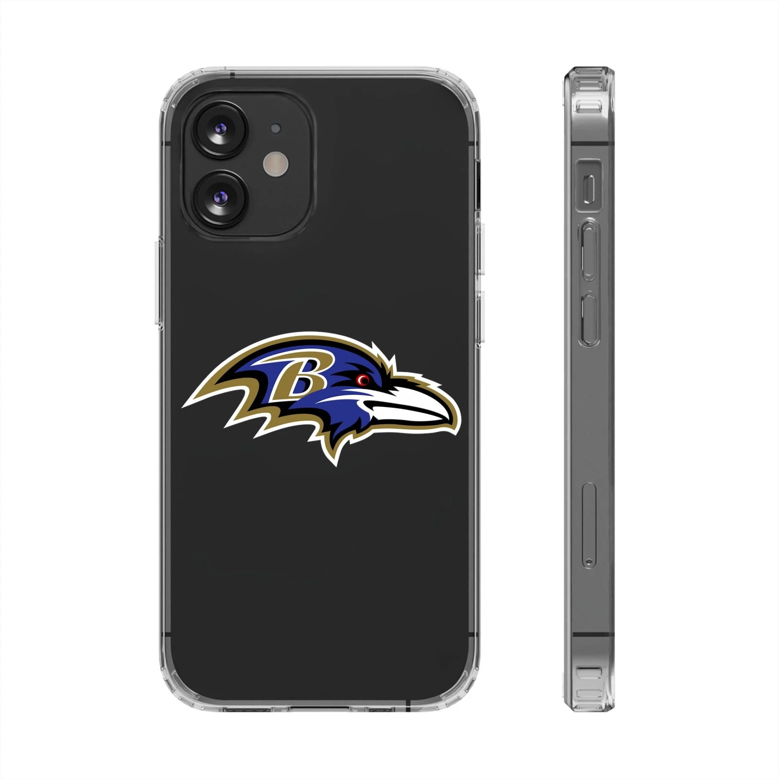 Baltimore Ravens Clear Phone Case for iPhone
