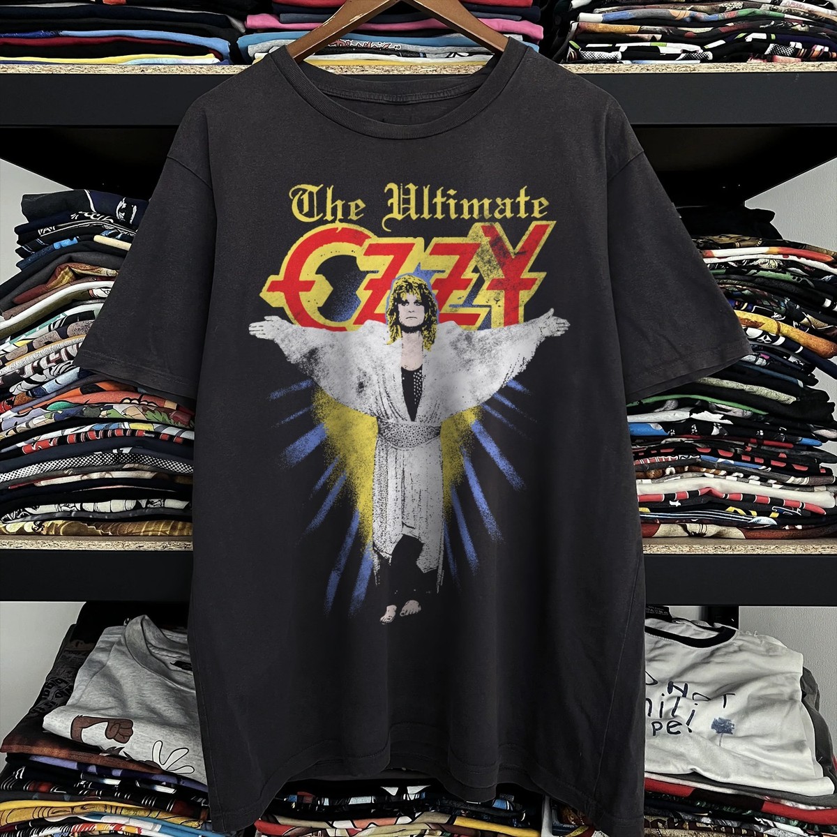 1986 Ozzy Osbourne The Ultimate Sin Rare T-Shirt Black S | eBay