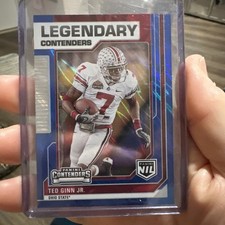 2025 Panini Ohio State NIL Ted Ginn Jr /25 Blue Legends Contenders #46