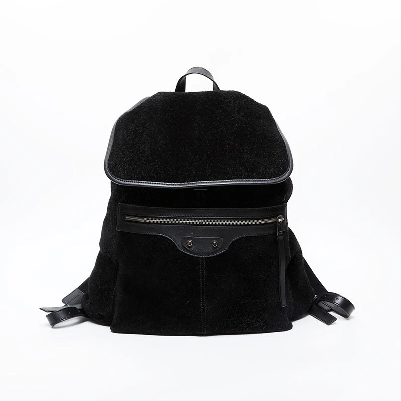Balenciaga Black Suede Exterior Bags & Handbags for Women  display picture 1