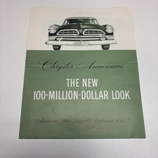 1955 Chrysler Brochure New Yorker Imperial Newport Windsor Wagon Original