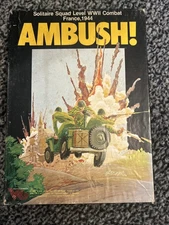 AMBUSH Military Solitaire Squad WWII France 1944: From a Game Collector Estate