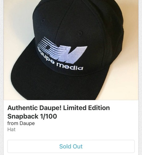 Daupe! Limited Edition Snapback 1/100 black Hat Cap Westside Gunn Griselda - 第 2/2 張圖片