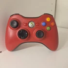 Vintage Xbox 360 Resident Evil Crimson Blood Red Controller / Works