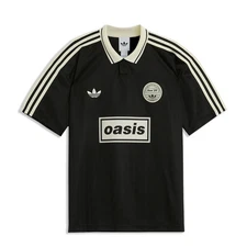 Genuine Adidas Originals x Oasis Tour 2025 Jacquard Jersey Black ✅ New with Tag