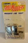 Vtg Luhr Jensen Lot Of 5 TROLLING RUDDERS Sz 3 Nickel Fishing Store Display Card
