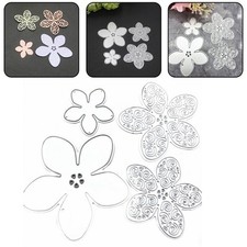 Design Beautiful Embossed Greeting Cards with this Flower Shape Cutting Die