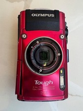 OLYMPUS Tough TG-6 Red Waterproof Shockproof GPS Wi-Fi Digital Camera  READ  