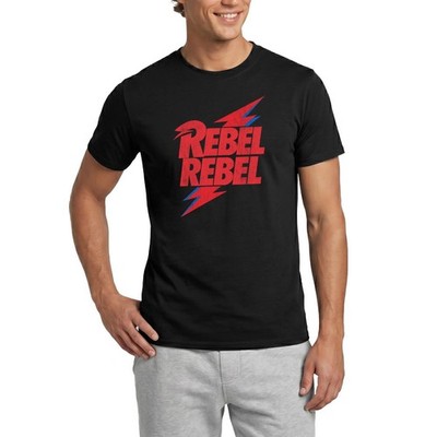 David Bowie Rebel Rebel Mit Blitz Männer T-Shirt