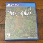Square Enix Secret of Mana PS4 Action RPG E10+ 2018 NTSC-U/C Manual
