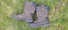 Dewalt Brown Leather Classic Rigger Safety Boots Size 11 (EU 45) Steel Toe Cap.