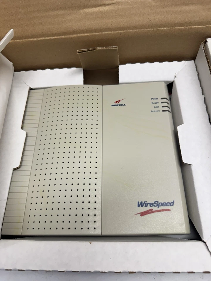 Vintage SEALED NEW Westell Wirespeed DSL Modem (B90-36R516) Full Package - Image 4 of 4