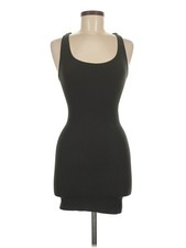 Skinny Tee Women Black Tank Top One Size