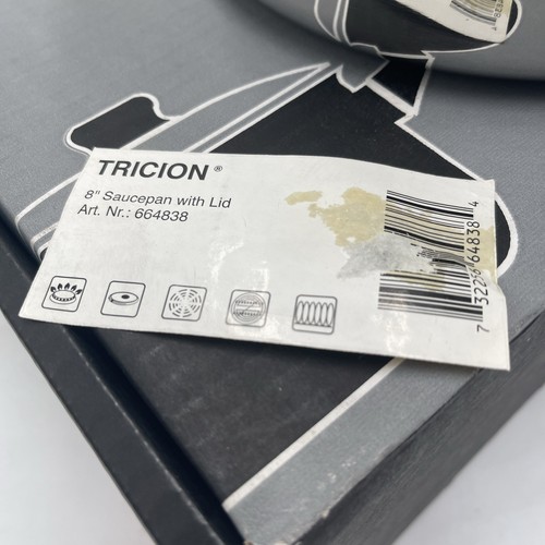 Berndes Tricion 3.5qt Saucepan Stainless Steel Induction Conventional NOS - Picture 2 of 9