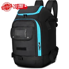 Ski Boot Bag, 50L Ski and Snowboard Boot Travel Backpack Waterproof Large Duf...