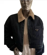 Prada Denim Jacket With Wool Lining - Cool Warm Elevated Casual Ware