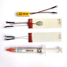 kit 2 Resistenze Ricambio Per GHD V Max ss5.0  ss4.0 ohm con NTC e termofusibile