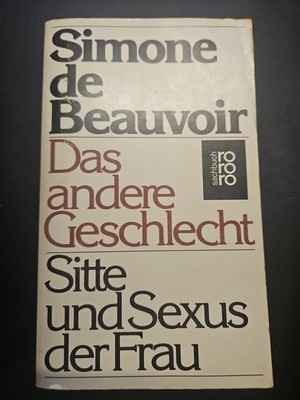 R25: Das andere Geschlecht Sitte und Sexus der Frau, Simone de Beauvoir Bd 1+2 