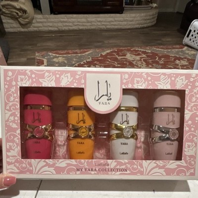 Lattafa My Yara Collection Eau de Parfum Spray Travel Size Set 4 x 25 ml