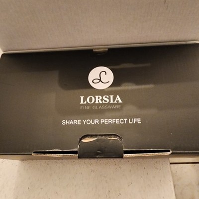 Lorsia Whiskey Chilling Stones 2 Piece Gift Set /Home Bar With Glass 