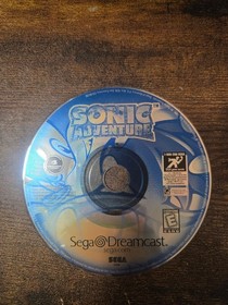 Authentic Sonic Adventure Sega Dreamcast, 1999 Disc Only
