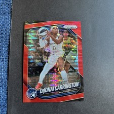 DIJONAI CARRINGTON 2025 PANINI PRIZM WNBA RED /299 #9 MINNESOTA LYNX