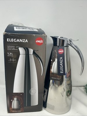 Emsa Eleganza Insulated Carafe Vacuum Jug 1.3L 44oz Damaged Box