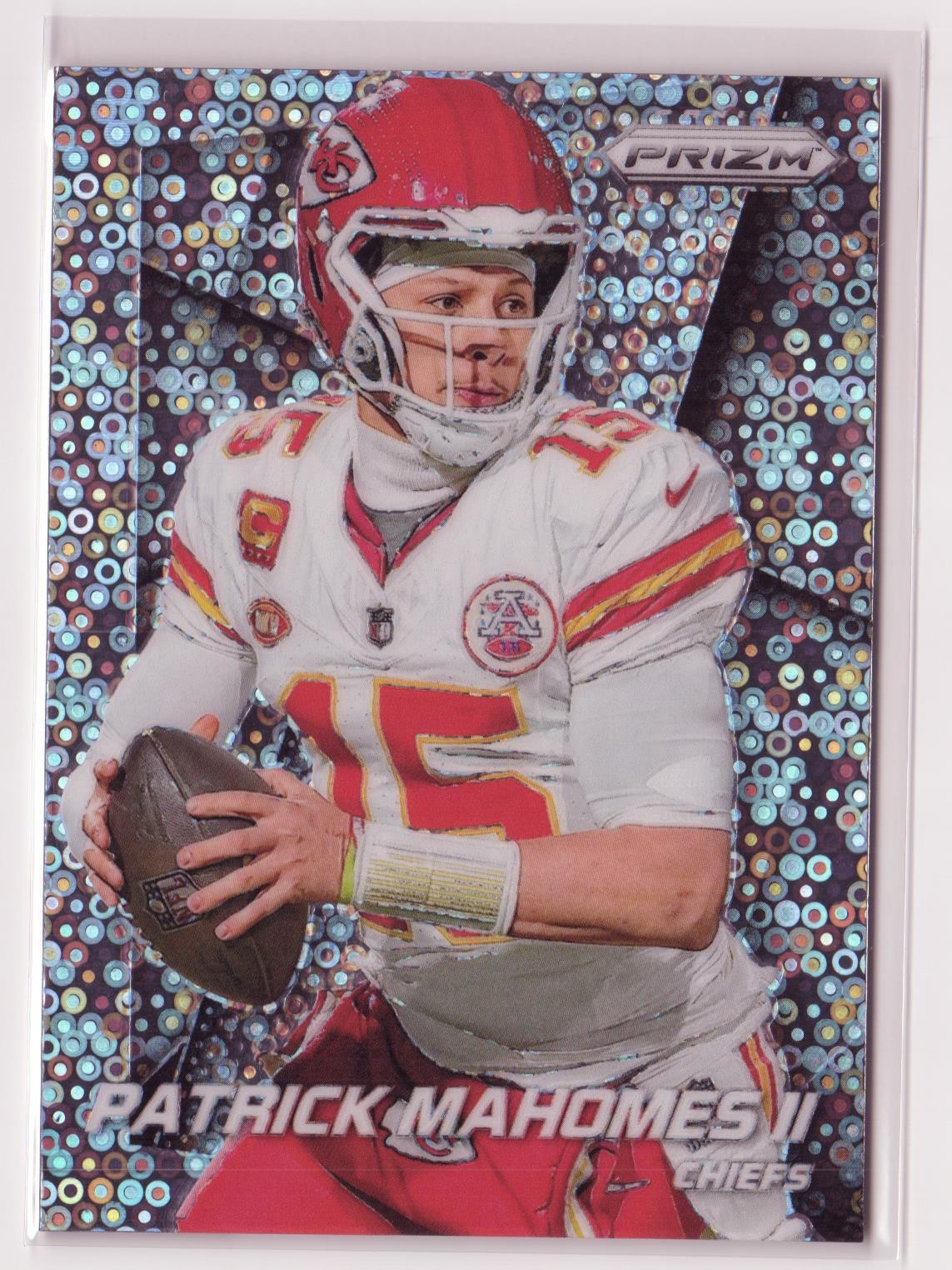 2024 Panini Prizm #3 Patrick Mahomes II Prizm Flashback No Huddle Prizm