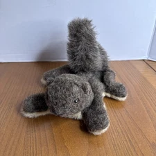Squirrel Plush Hand Puppet 8 Inches Long Tot Plush Squirrel Brown