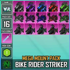 World Zero WZ - 16 PACK - BIKES, RIDERS and STRIKERS - PACK BONUS : ZERO SWORD