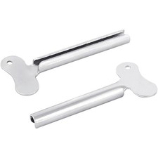 2 Pack Metal Tube Squeezer Key Roller Tool for Toothpaste Hair Dye Cream Tube