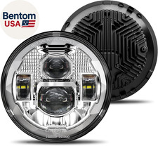 New Upgraded 1000 Bright Anti-Glare 7 Inch Led Headlights round Compatible with