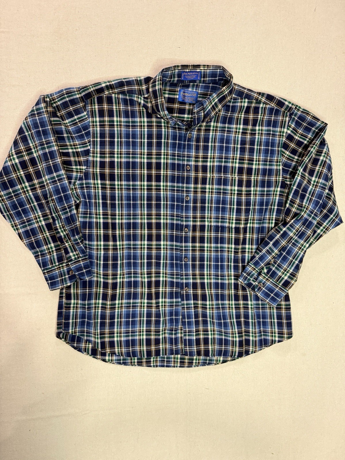 Pendleton Sir Pendleton XXL Button Up 100% Virgin… - image 1