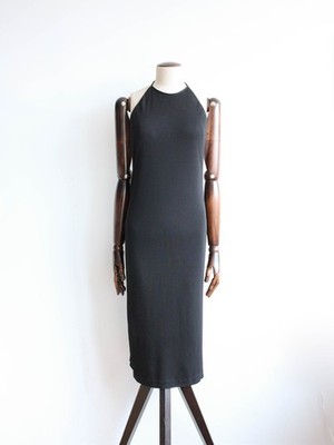 Gucci by Tom Ford Spring/Summer 1997 Black Halterneck Backless Dress