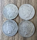 1926-S 1925 1923 1922  Silver Peace Dollar 90% Lot Of 4