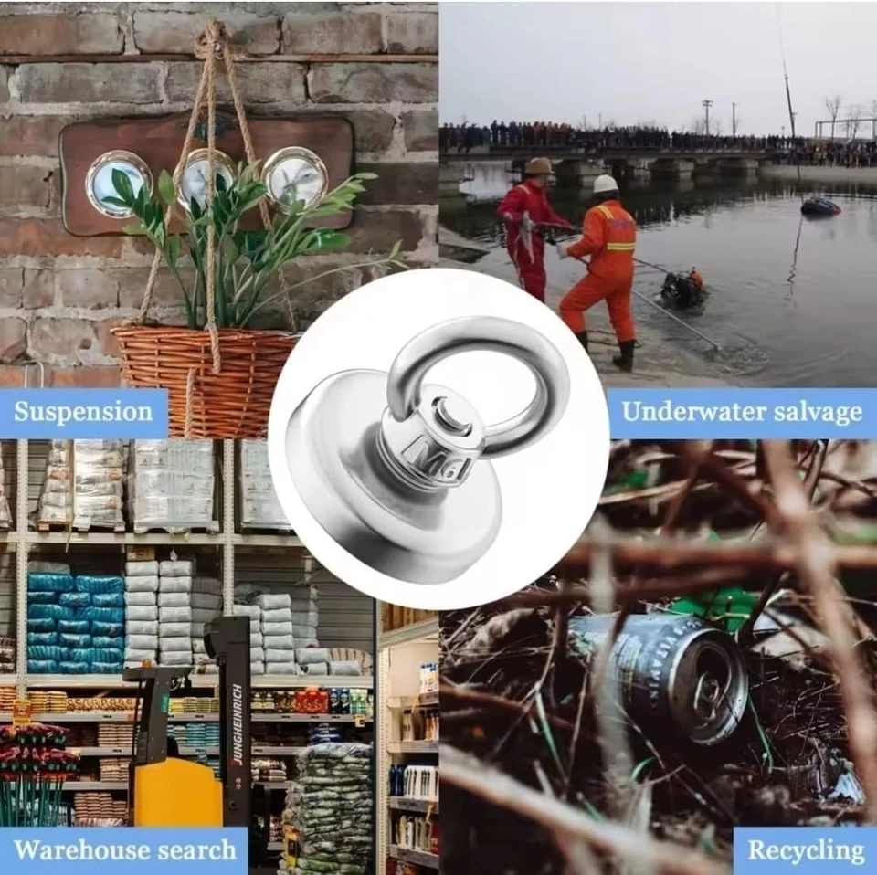 Super Strong Neodymium Fishing Hook Heavy Duty Rare Earth Neodymium with Counter - image 2 of 4