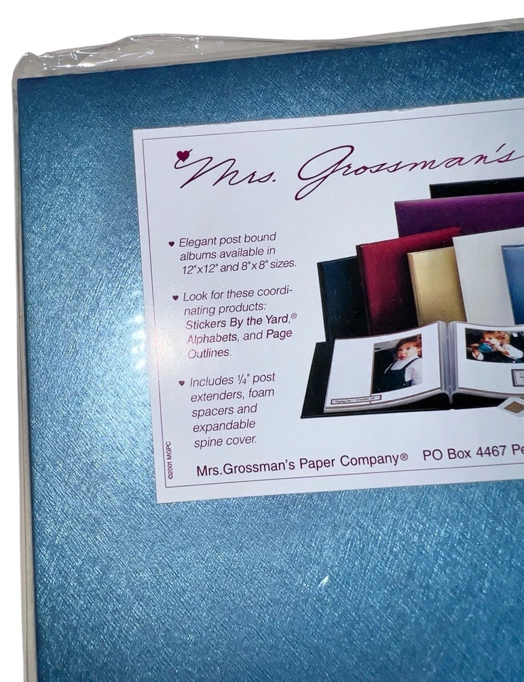Mrs. Grossman’s Twilight 8x8 Photo Sticker Album Scrapbook Memory Book HTF Color - Image 2 of 4