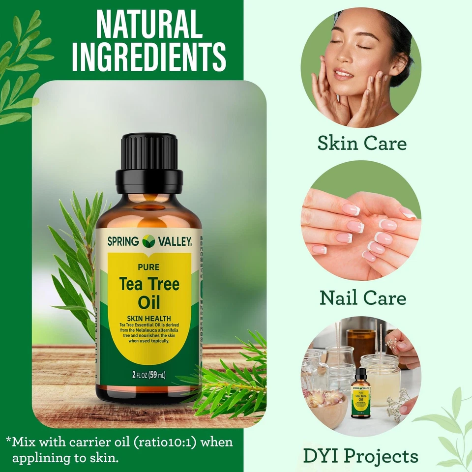 Spring Valley Pure Tea Tree Oil for Skin Health, 2 fl oz - Image 4 of 4